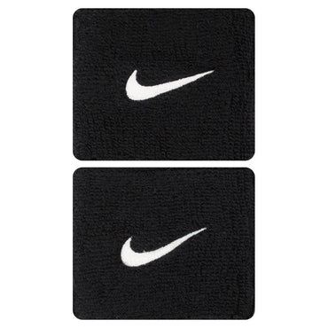 Swoosh Tennis Wristbands WOMENS APPAREL NIKE BLACK/WHITE