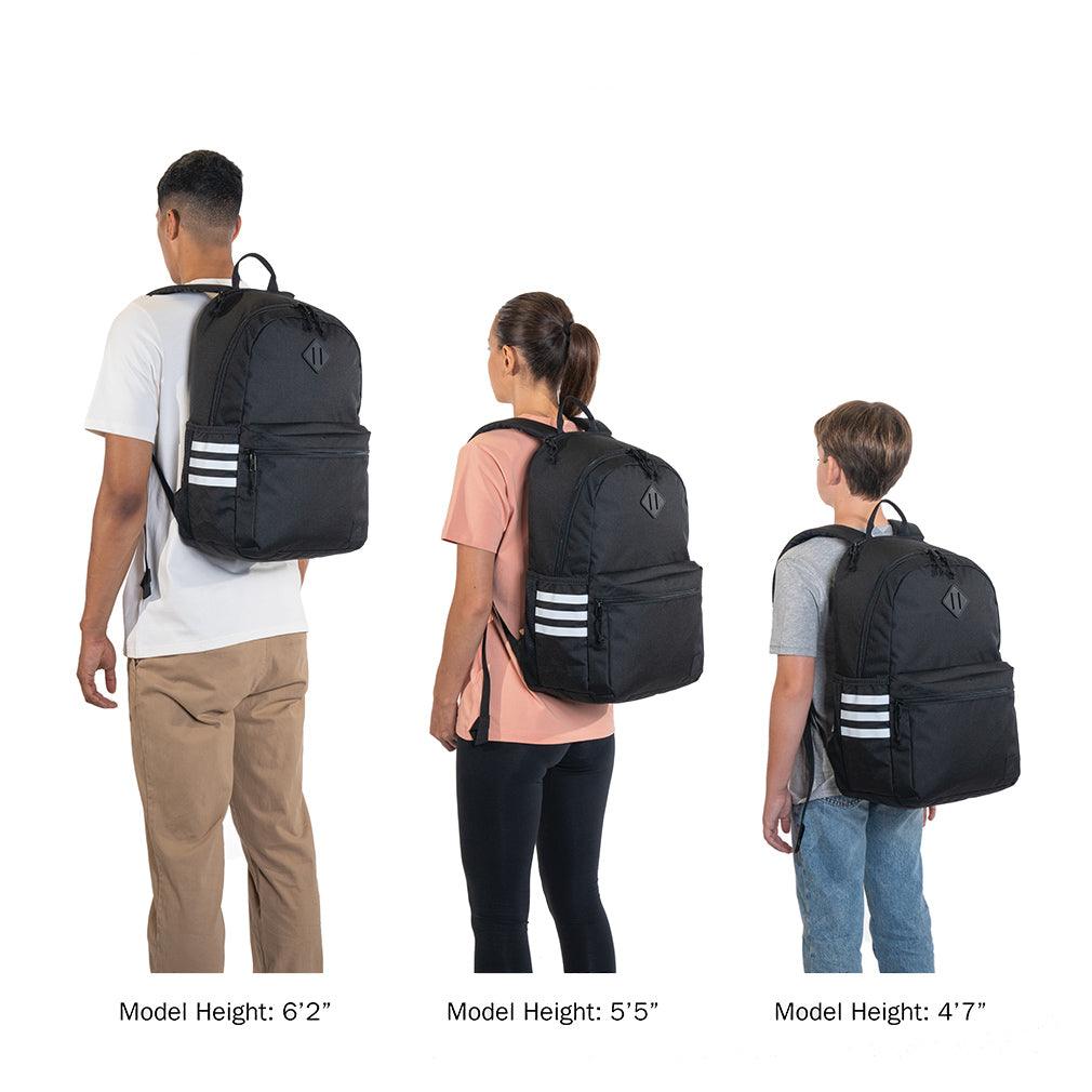 Classic 3S 5 Backpack Black and White ADIDAS