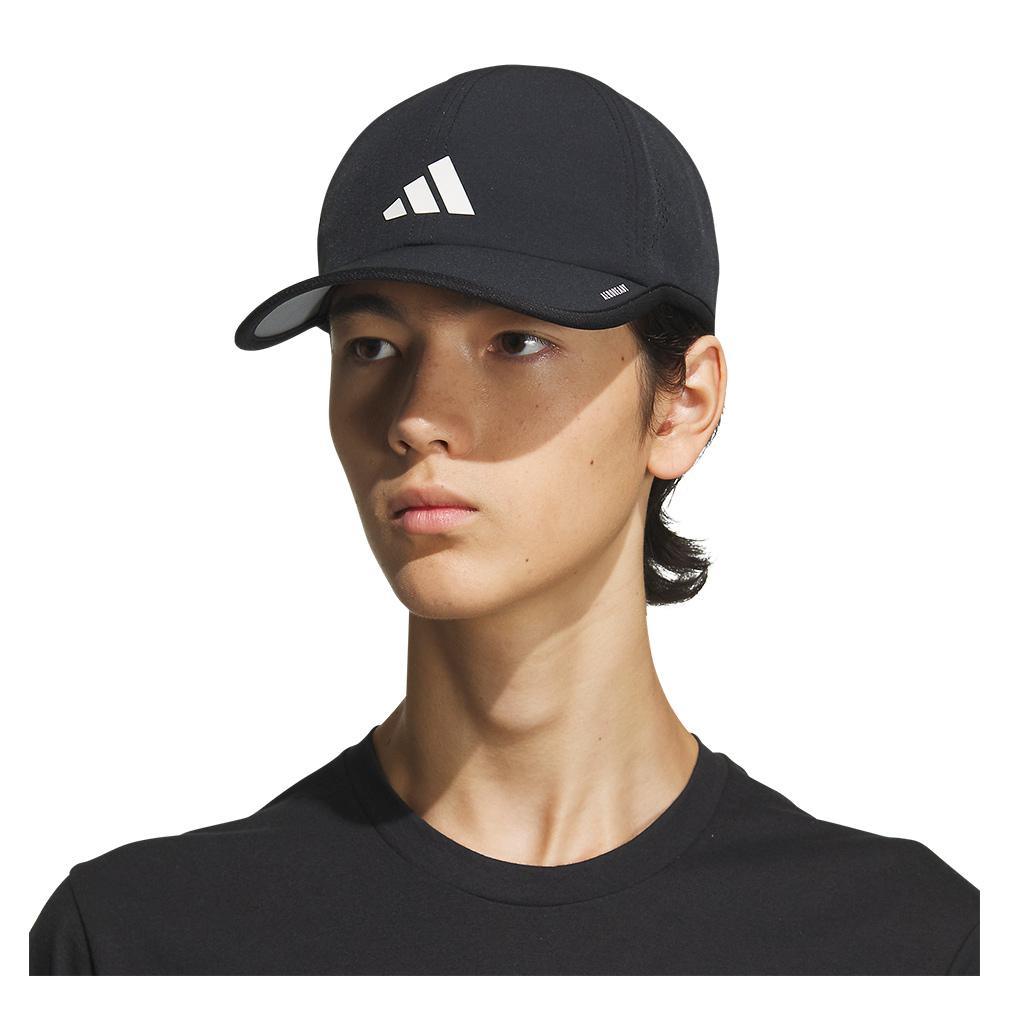 Menâ€™s Superlite 3 Hat Black and White Mens Apparel ADIDAS