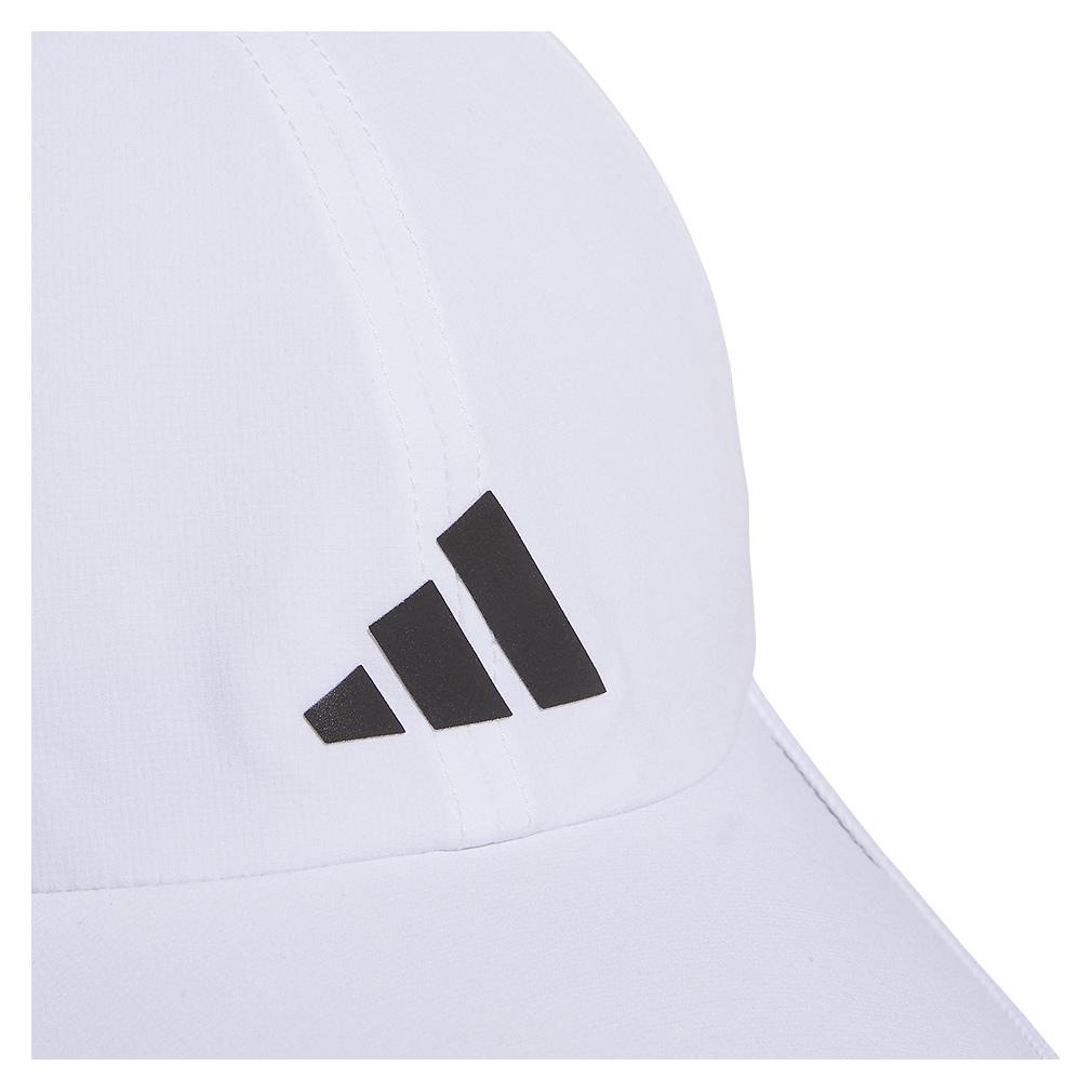 Menâ€™s Superlite 3 Hat White and Black Mens Apparel ADIDAS