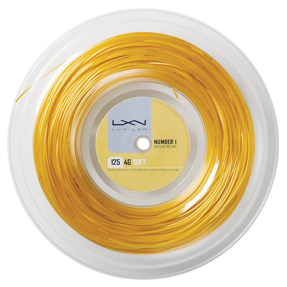 4G Soft 17G Tennis String Reel Gold Strings LUXILON Yellow