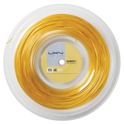 4G Soft 17G Tennis String Reel Gold Strings LUXILON Yellow