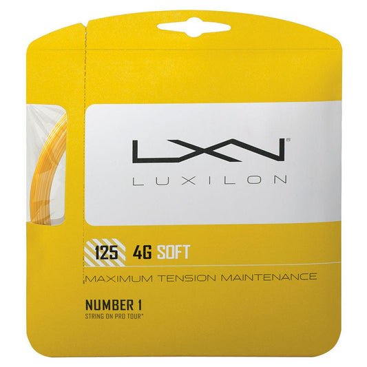 4G Soft 125/17G Tennis String Gold Strings LUXILON Default Title