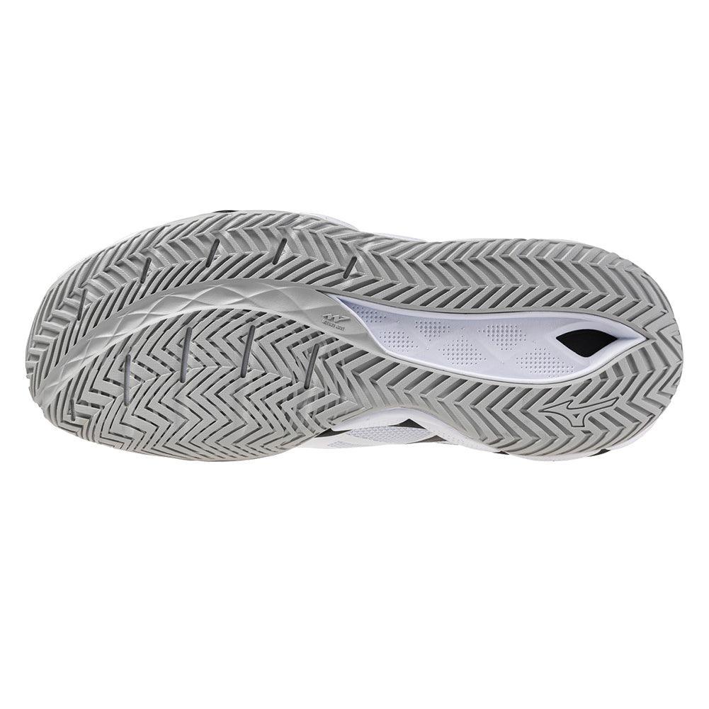 Men`s Wave Enforce Tour 2 Tennis Shoes White and Black MIZUNO