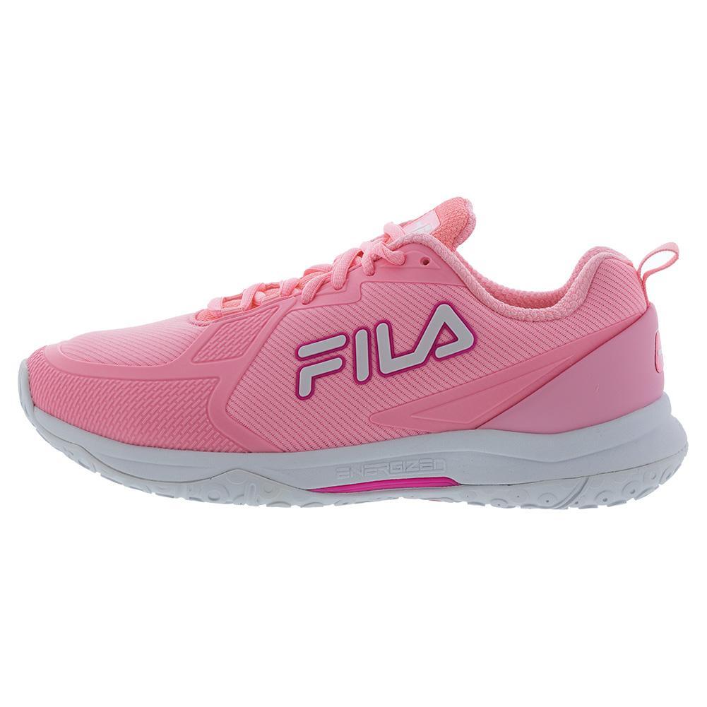 Womens Volley Burst Pickleball Shoes Cotton Candy and Knockout Pink WOMENS SHOES FILA