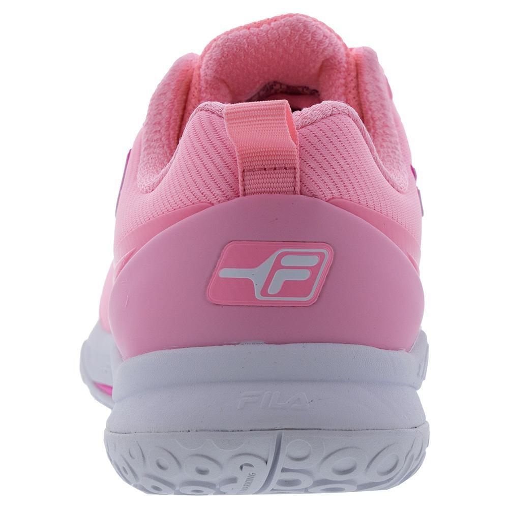 Womens Volley Burst Pickleball Shoes Cotton Candy and Knockout Pink WOMENS SHOES FILA