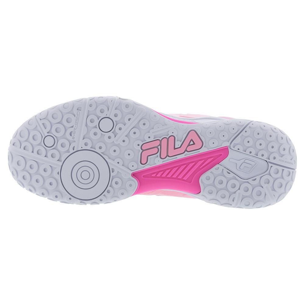 Womens Volley Burst Pickleball Shoes Cotton Candy and Knockout Pink WOMENS SHOES FILA