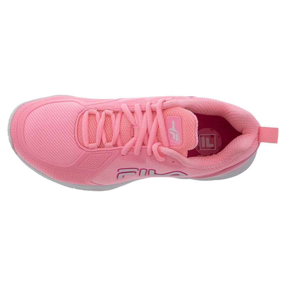 Womens Volley Burst Pickleball Shoes Cotton Candy and Knockout Pink WOMENS SHOES FILA