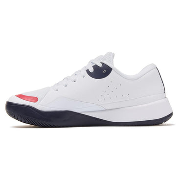 Women`s Quick Ace Tennis Shoes White and Navy FILA