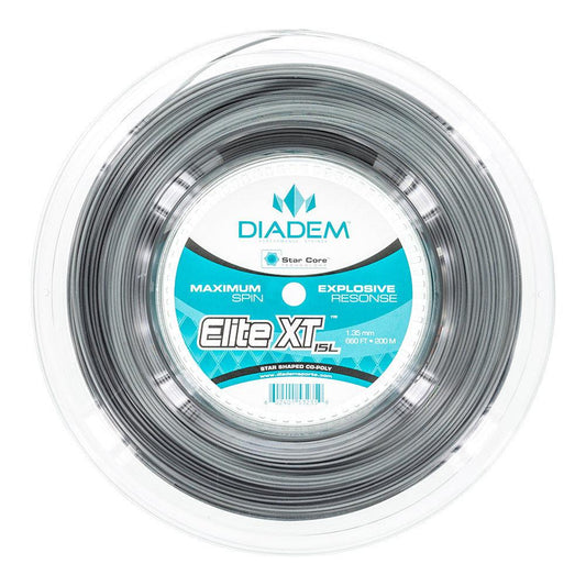 Elite XT Tennis String Reel Black Strings DIADEM 16