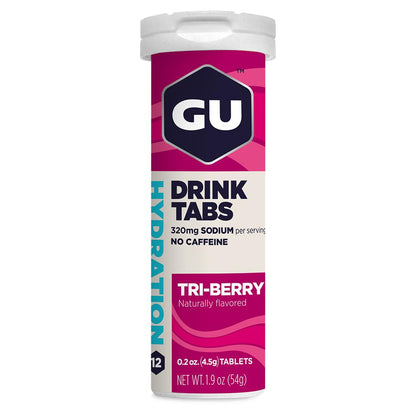 Hydration Drink Tabs Tube OTHER ACCESSORIES GU ENERGY LABS 123142_TRI_BERRY