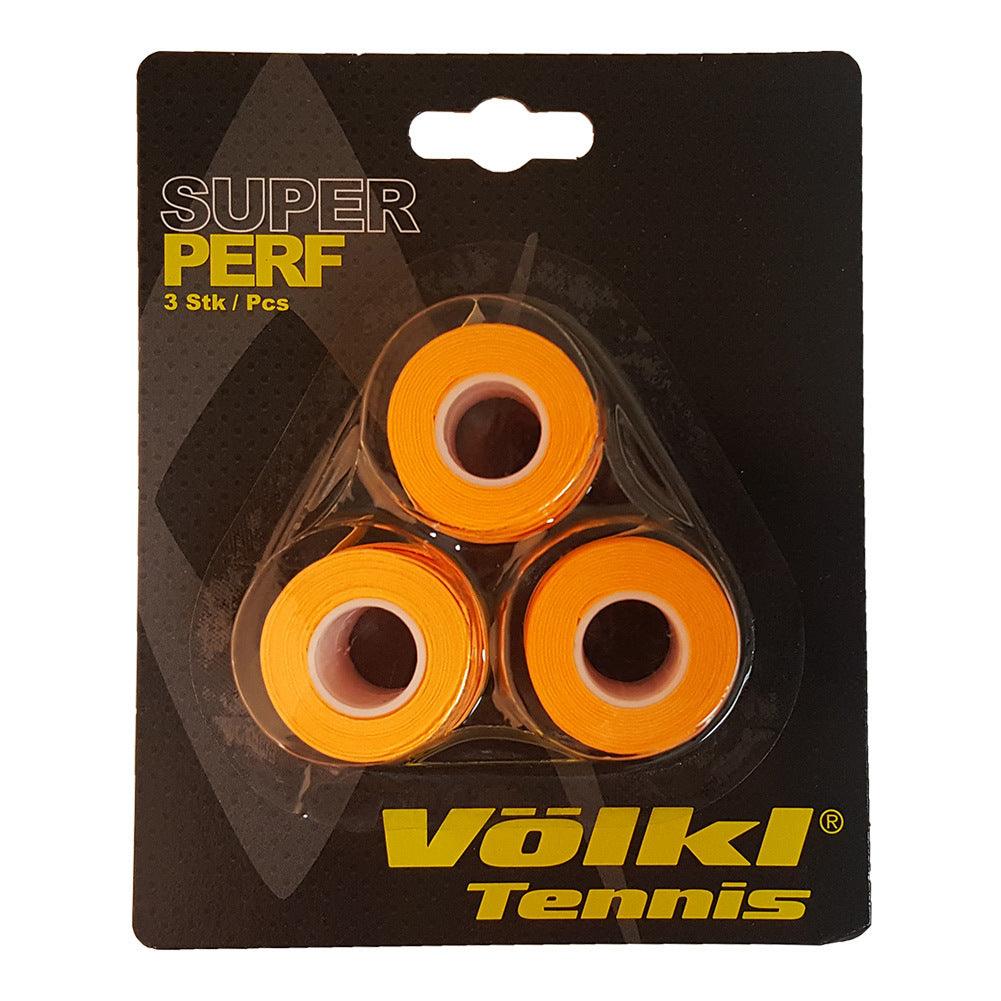 Super Perf Tennis Grip 3 Pack Grips VOLKL Orange