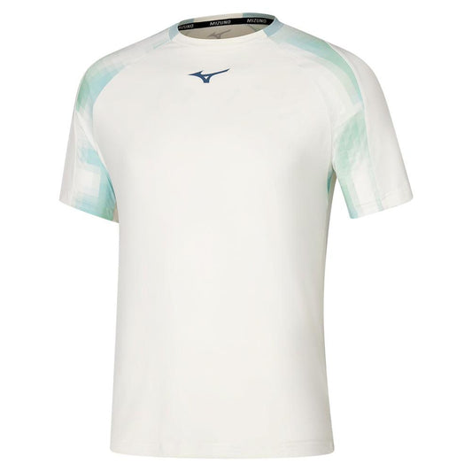 Men`s Shadow Tennis Tee White MIZUNO S White