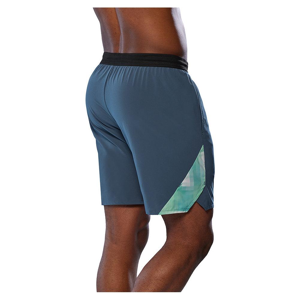 Men`s 8-inch Amplify Tennis Short Vintage Indigo MIZUNO