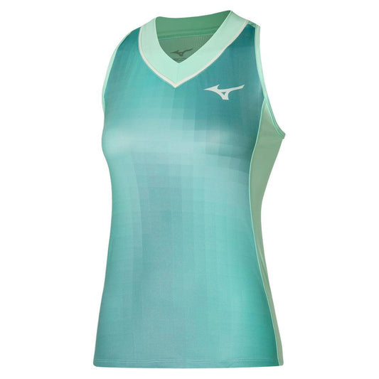 Women`s Printed Tennis Tank Bay MIZUNO XS Bay