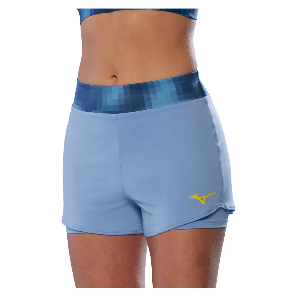 Women`s Flex Tennis Short Bel Air Blue MIZUNO
