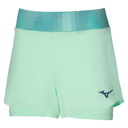 Women`s Flex Tennis Short Bay MIZUNO S Green
