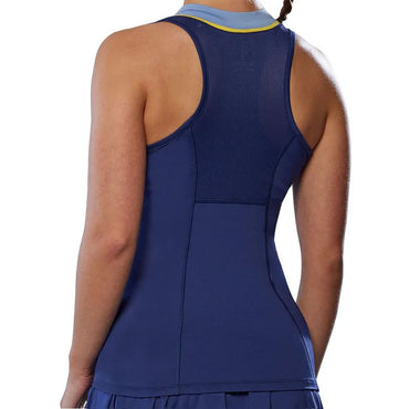 Women`s Printed Tennis Tank Bellwether Blue MIZUNO