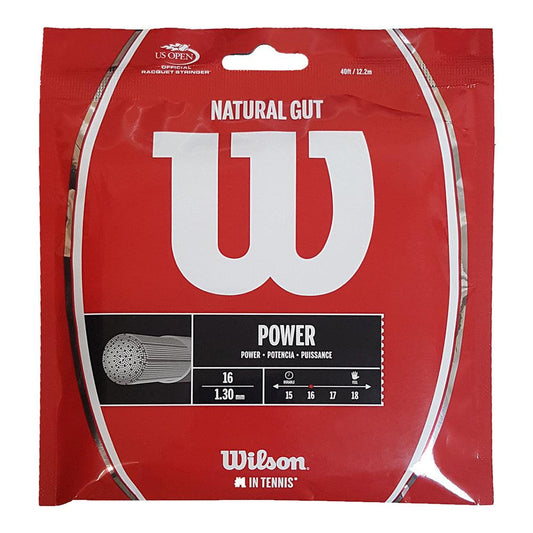 Natural Gut Tennis String Tournament Gear WILSON 16