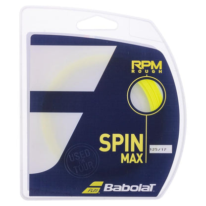 RPM Blast Rough Tennis String Strings BABOLAT Yellow 16