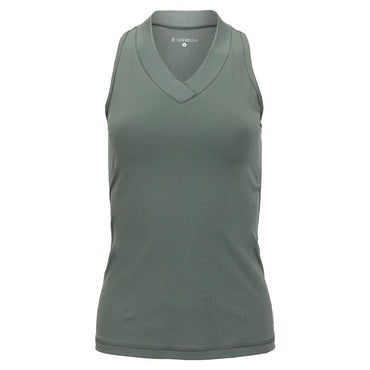 Women's UV Colors Racerback Tennis Tank Army Womens Apparel SOFIBELLA S