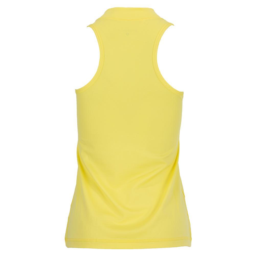 Women's UV Racerback Tennis Tank Sunshine Womens Apparel SOFIBELLA Yellow S