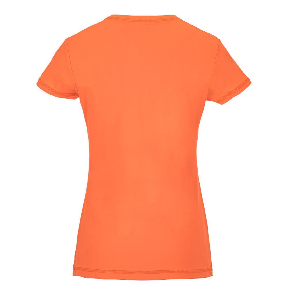 Women's UV Short Sleeve Tennis Top Womens Apparel SOFIBELLA Red XS