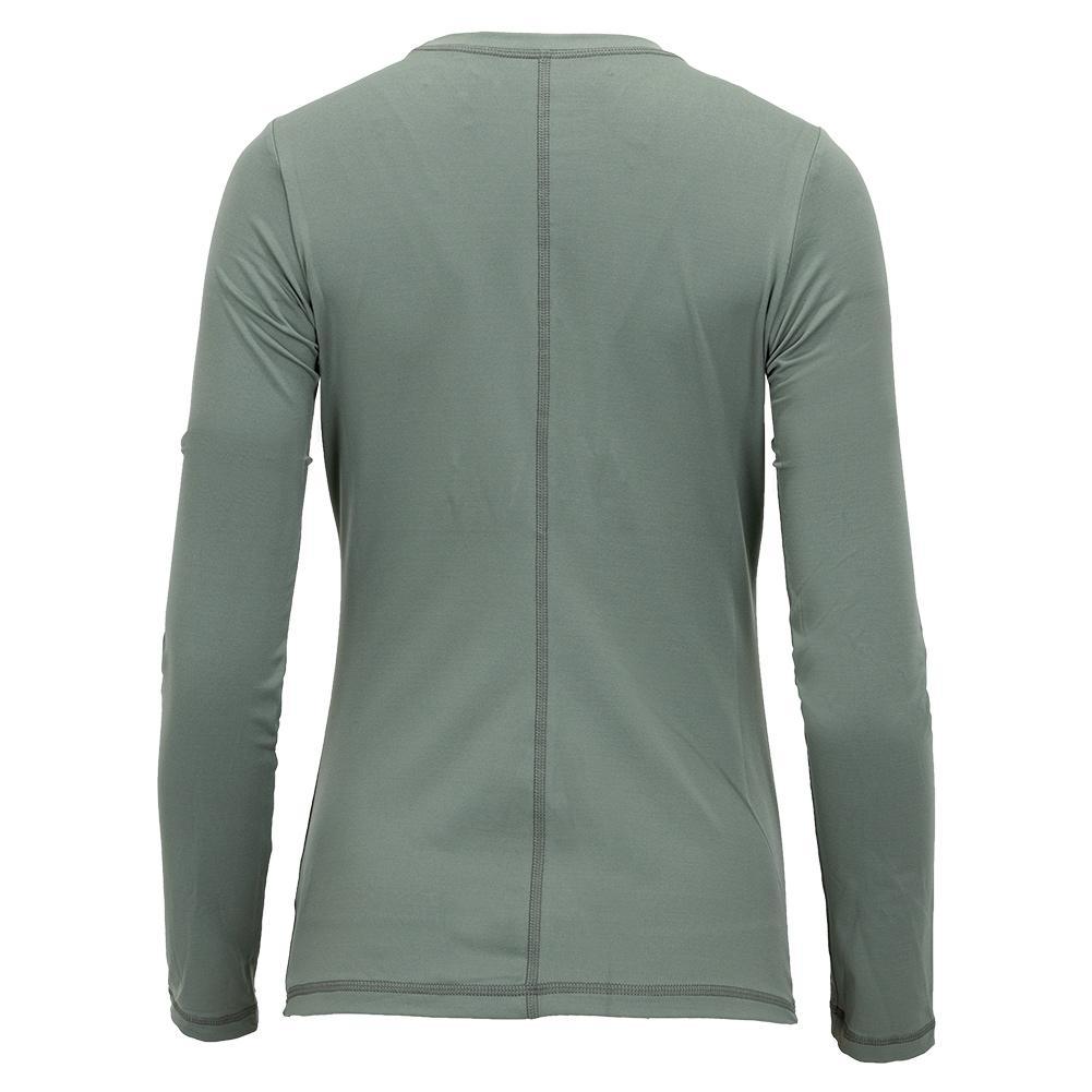 Women's UV Colors Long Sleeve Tennis Top Army Womens Apparel SOFIBELLA S