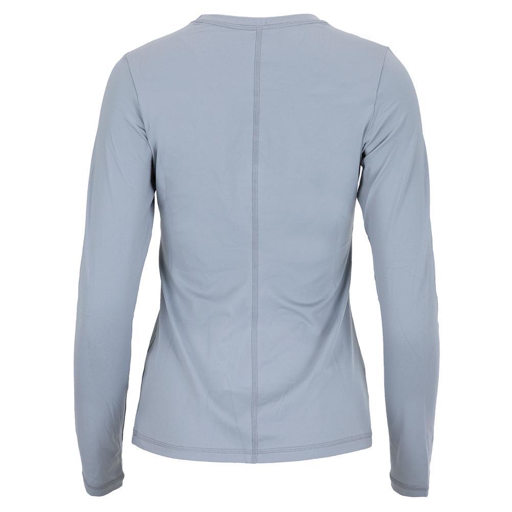 Women's UV Long Sleeve Tennis Top Stone Womens Apparel SOFIBELLA Tan S