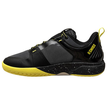 Men`s Ultrashot Team Tennis Shoes Black Dark Shadow TOP TENNIS SHOES K-SWISS