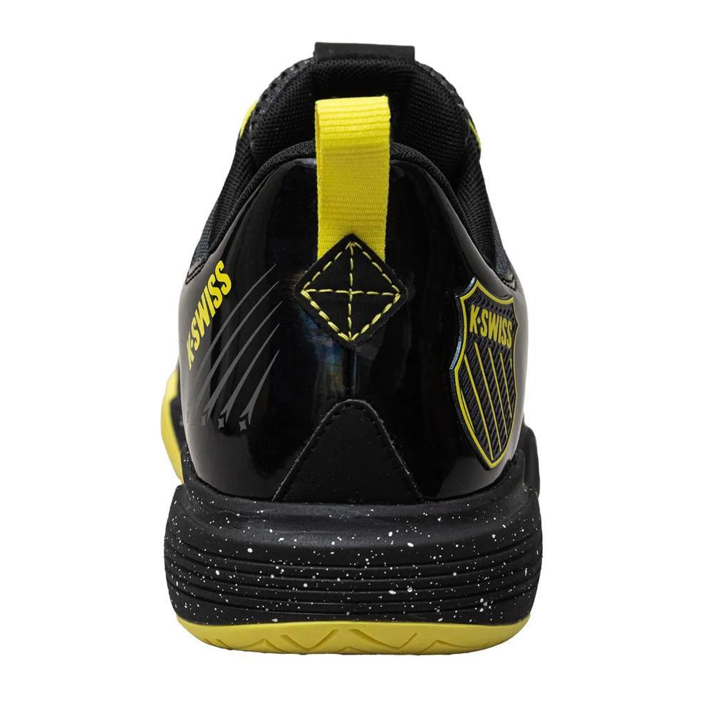 Men`s Ultrashot Team Tennis Shoes Black Dark Shadow TOP TENNIS SHOES K-SWISS
