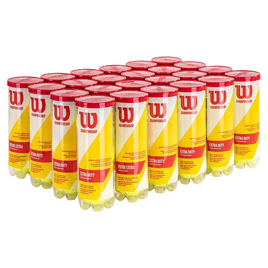 Championship Extra Duty Tennis Ball Case Tennis Balls WILSON Yellow
