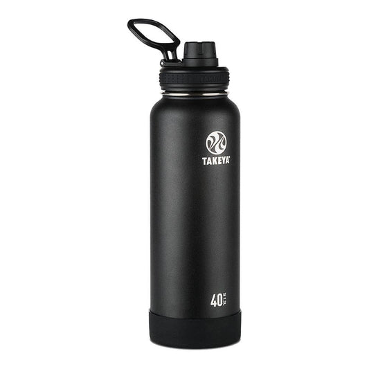 40 oz Actives Insulated Stainless Steel Bottle Other Accessories TAKEYA Onyx