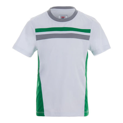 Boys' On the Line Colorblocked Tennis Crew Super Sale FILA White 2XS