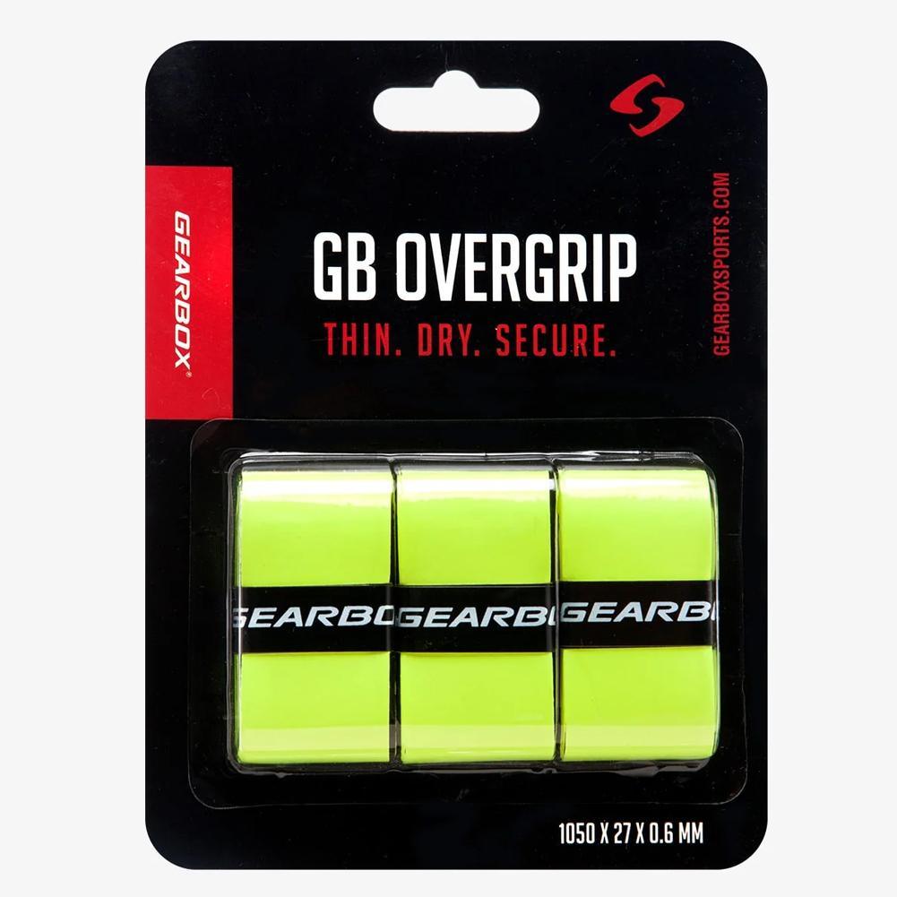 Pickleball Overgrip 3 Pack Neon Yellow Pickleball Grips GEARBOX