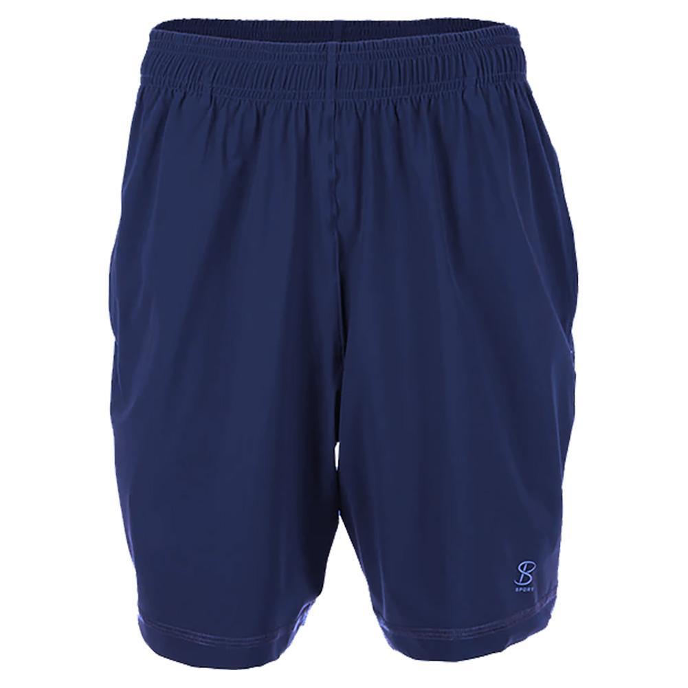 Men`s SB Sport Game 9 Inch Tennis Short Navy TRAINING SOFIBELLA M