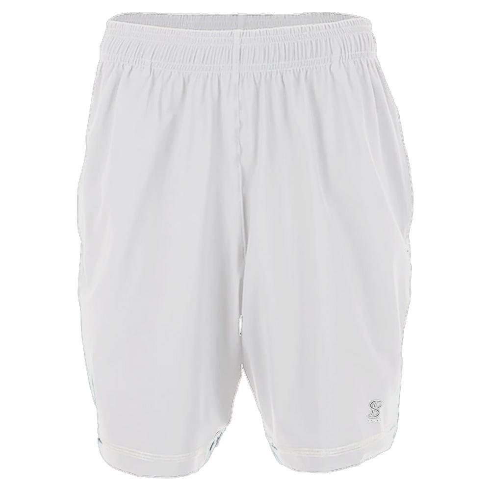 Men's SB Sport Game 9 Inch Tennis Short White Training SOFIBELLA M