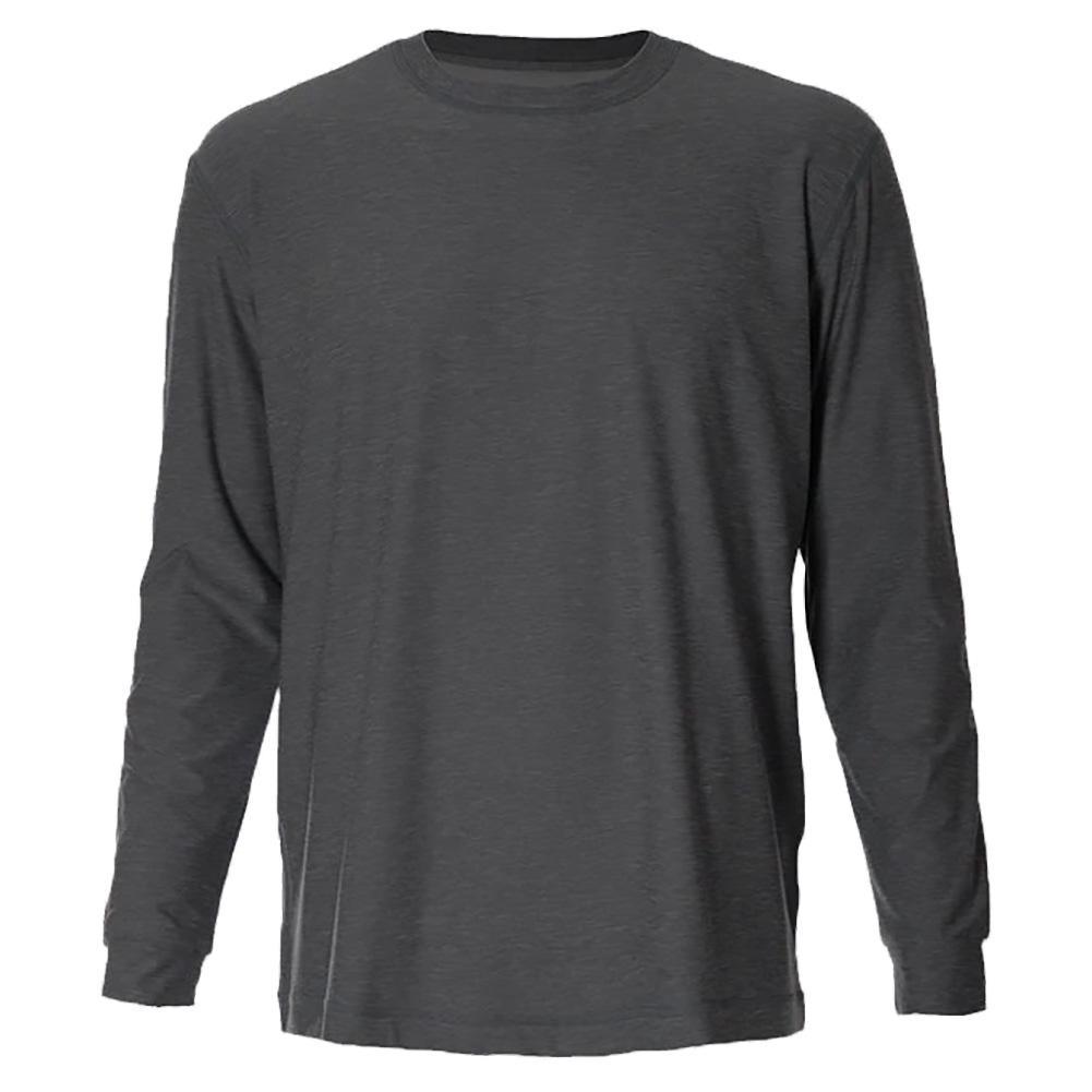 Men's SB Sport Classic Fit Long Sleeve Tennis Crew Grey Melange Training SOFIBELLA M