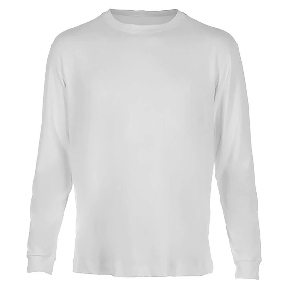 Men's SB Sport Classic Fit Long Sleeve Tennis Crew White Training SOFIBELLA M