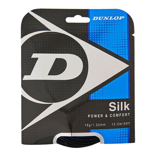 Silk Tennis String Black Strings DUNLOP 16