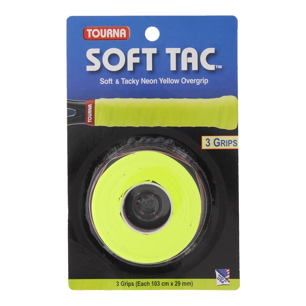 Soft Tac Tennis Overgrip Grips TOURNA Yellow