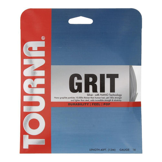 Grit Tennis String Silver Strings TOURNA 16