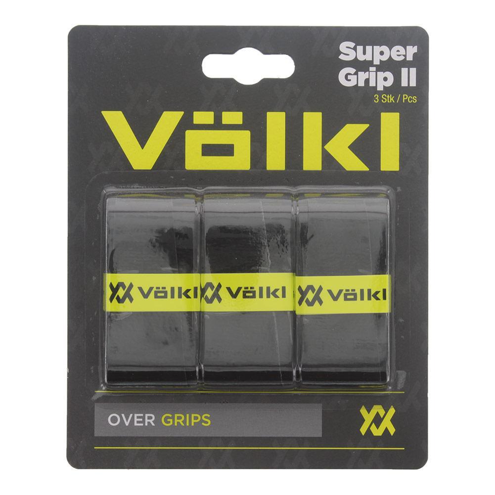 Super Grip II 3 Pack Tennis Overgrip Black Other Accessories VOLKL Black