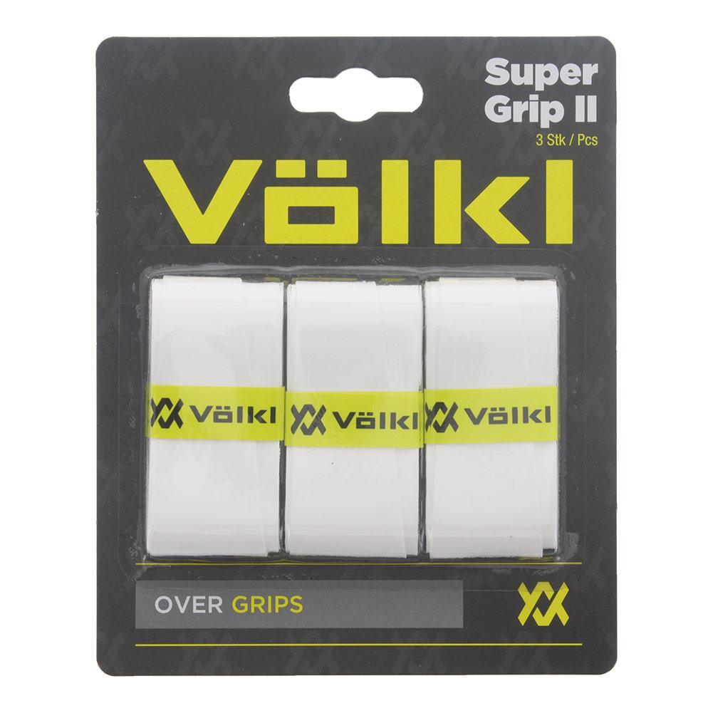 Super Grip II 3 Pack Tennis Overgrip White Other Accessories VOLKL White
