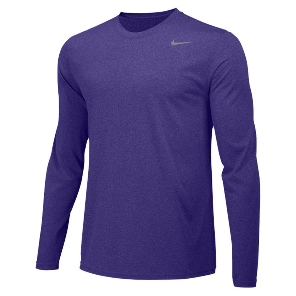 Boys' Legend Long Sleeve Training Top Training NIKE Purple XS