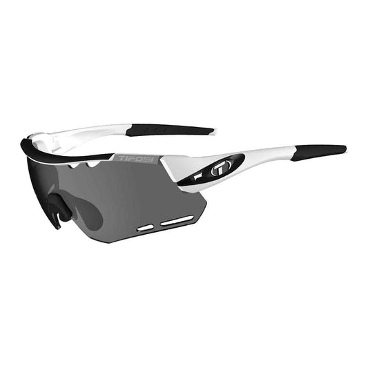Alliant Sunglasses White and Black with Smoke Lenses Sunglasses TIFOSI White