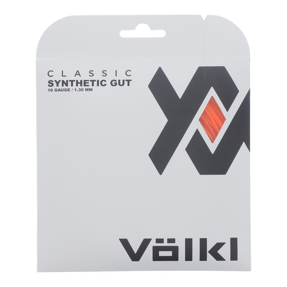 Classic Synthetic Gut Tennis String Strings VOLKL Orange 16