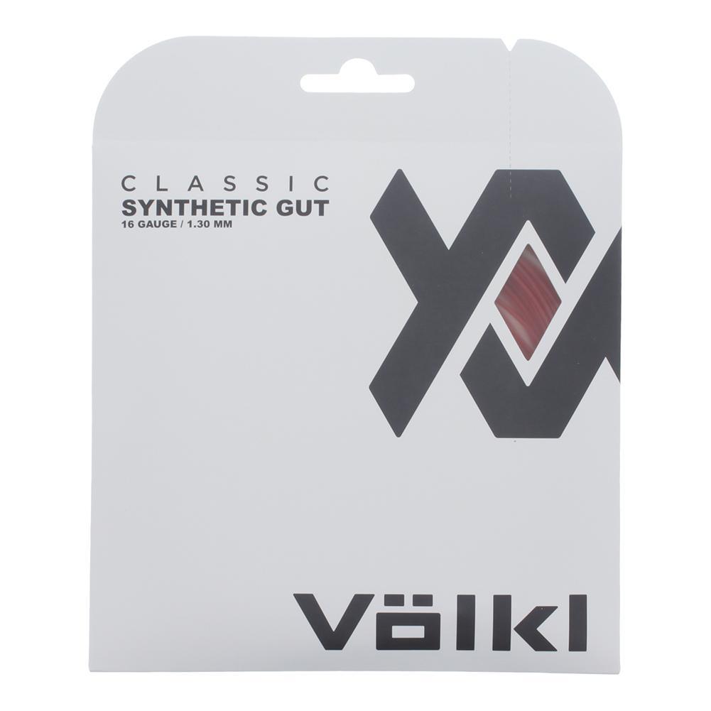 Classic Synthetic Gut Tennis String Strings VOLKL Red 16