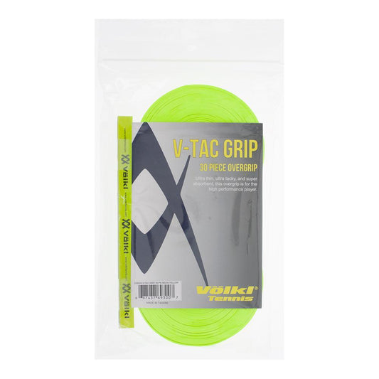 V-Tac 30 Pack Neon Yellow Tennis Overgrip Promotions VOLKL Green