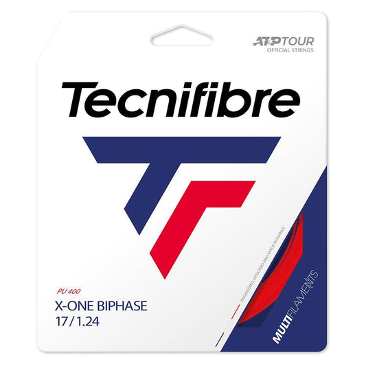 X-One Biphase Tennis String Red Strings TECNIFIBRE 16